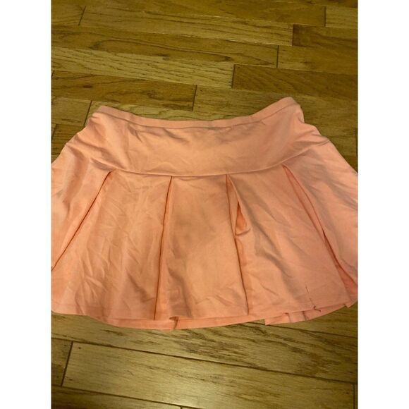 NWOT BP Women's plus peach full skater skirt with elastic waist size 2X - Picture 1 of 8